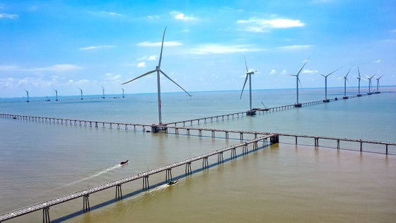Khánh thành nhà máy điện gió biển lớn nhất miền Tây ảnh 1