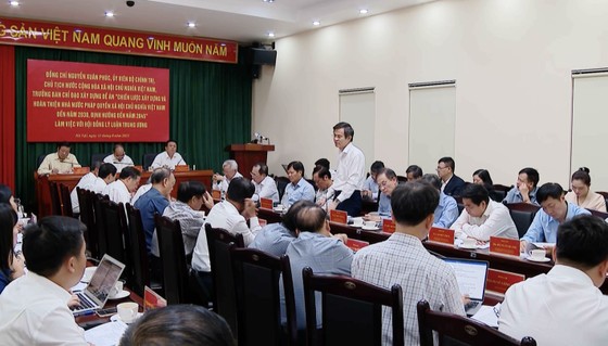 Dự thảo Đề án Chiến lược xây dựng và hoàn thiện Nhà nước pháp quyền xã hội chủ nghĩa Việt Nam đã đạt được sự đồng thuận, thống nhất rất cao ảnh 3 Dự thảo Đề án Chiến lược xây dựng và hoàn thiện Nhà nước pháp quyền xã hội chủ nghĩa Việt Nam đã đạt được sự đồng thuận, thống nhất rất cao ảnh 3