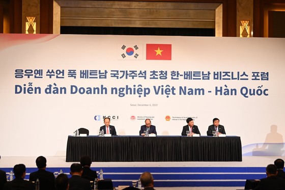 Chủ tịch nước Nguyễn Xuân Phúc hội kiến Phó Thủ tướng Hàn Quốc Choo Kyung-ho ảnh 1