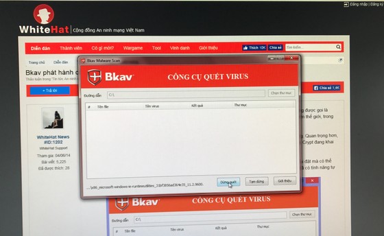 Dùng công cụ miễn phí của Bkav kiểm tra Wanna Cry