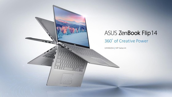 ASUS ra mắt dòng ZenBook UM433 và ZenBookFlip UM462 được trang bị vi xử lý thế mới từ AMD