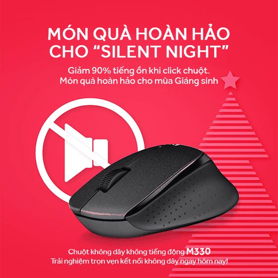 Combo chuột và bàn phím không dây "xịn xò" LOGITECH mùa Giáng Sinh ảnh 2