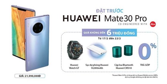 Huawei Mate 30 Pro sẽ được mở bán tại hệ thống các cửa hàng điện thoại chính hãng tại Việt Nam ảnh 1