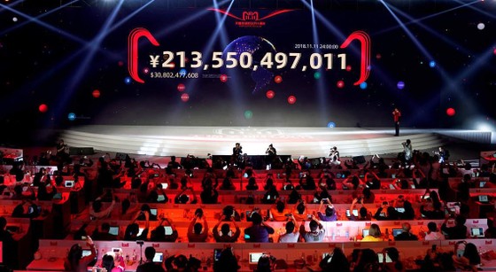 Lễ hội 11-11 của Alibaba ghi nhận một con số tổng giá trị hàng hóa kỷ lục là 498,2 tỷ nhân dân tệ, tăng 26% so với cùng kỳ năm 2019