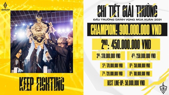 Vietnam Esports đầu tư 12 tỷ đồng cho Đấu Trường Danh Vọng 2021 ảnh 1 Vietnam Esports đầu tư 12 tỷ đồng cho Đấu Trường Danh Vọng 2021 ảnh 1