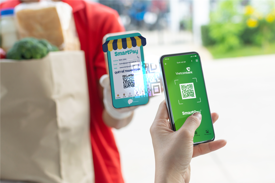 Vietcombank và SmartPay hợp tác thúc đẩy thanh toán bằng mã QR ảnh 1 Vietcombank và SmartPay hợp tác thúc đẩy thanh toán bằng mã QR ảnh 1