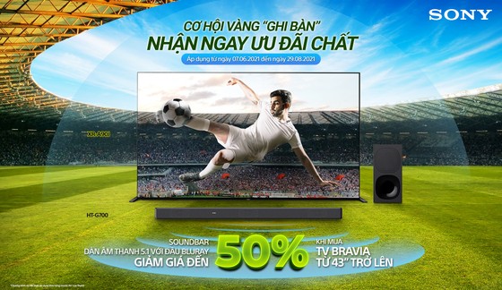 Sony ra mắt chương trình khuyến mãi “Tưng bừng rinh ưu đãi chất – Hòa nhịp bóng đá tại gia” ảnh 1