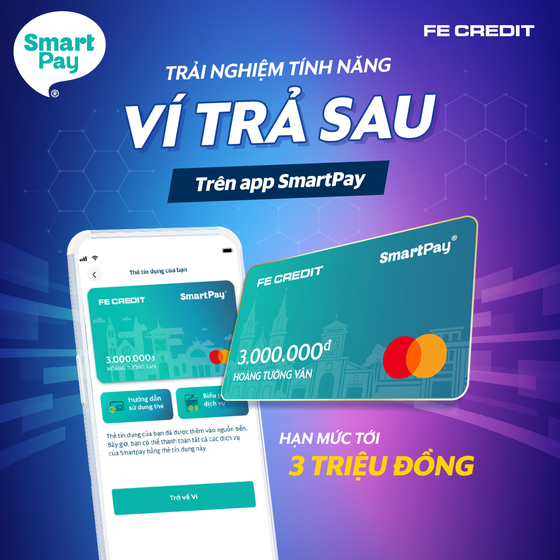Ví trả sau - tính năng mới trên ví điện tử SmartPay ảnh 1