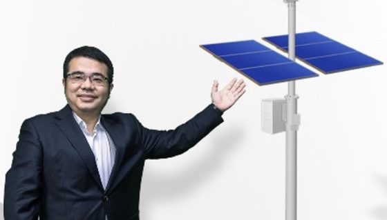 Ông Aaron Jiang, Chủ tịch Dòng sản phẩm SingleRAN ra mắt giải pháp RuralLink tại MBBF2022