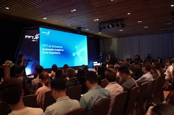 Một góc Hội thảo “AI Conference 2023" do FPT AI Enhance tổ chức