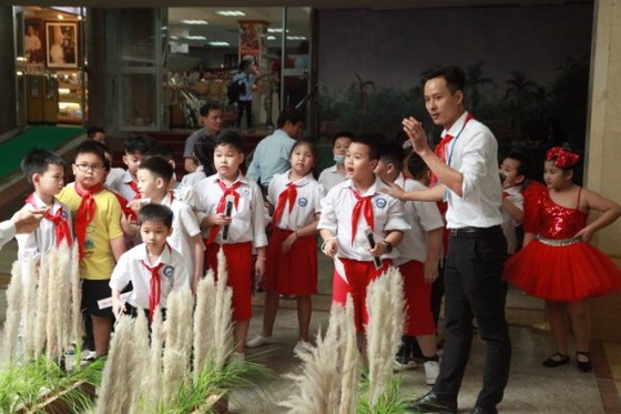 Sôi động chương trình giáo dục trải nghiệm tại Bảo tàng Hồ Chí Minh ảnh 1