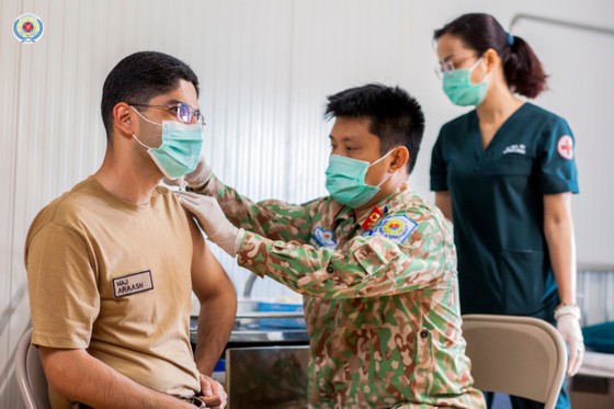 Bệnh viện dã chiến ở Nam Sudan quyên góp ủng hộ bệnh nhân Covid-19 ở TPHCM ảnh 2