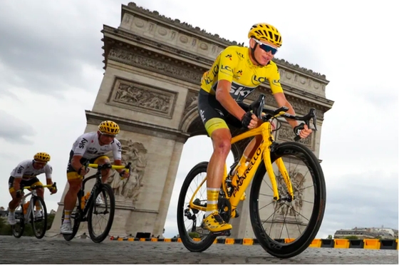 Chris Froome từng 4 lần đăng quang Tour de France 
