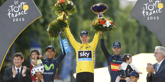 Chris Froome từng 4 lần đăng quang Tour de France