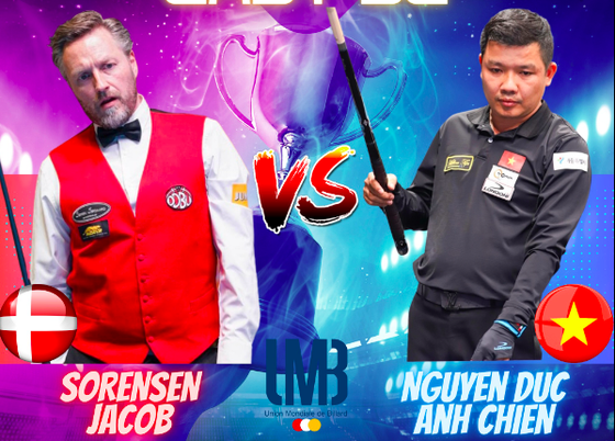Nguyễn Đức Anh Chiến xuất sắc vào vòng Knock out giải Billiards World Cup Veghel ảnh 2