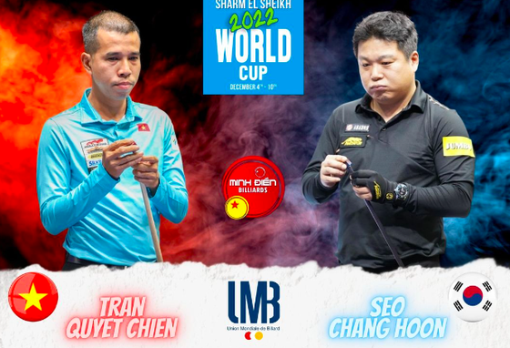 Trần Quyết Chiến đi series “Siêu khủng” nhưng lại dừng chân ở tứ kết giải Billiards World Cup Sharm El Sheikh ảnh 2