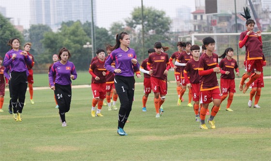 Đội nữ U19 Việt Nam đặt quyết tâm gây bất ngờ tại giải. Ảnh: VFF