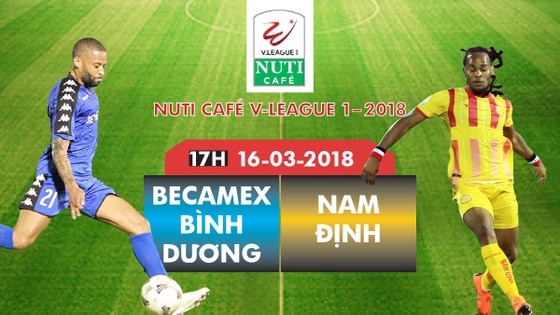 Cuộc so tài được chờ đón giữa B.Bình Dương và Nam Định. Infographic: HỮU VI