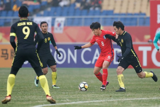 Malaysia bất ngờ giành 3 điểm trước Hàn Quốc. Ảnh: Getty Image