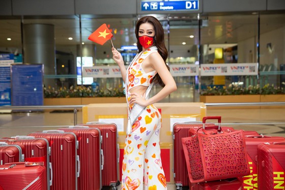 Hoa hậu Khánh Vân chính thức lên đường sang Mỹ chinh phục Miss Universe ảnh 1 Hoa hậu Khánh Vân chính thức lên đường sang Mỹ chinh phục Miss Universe ảnh 1