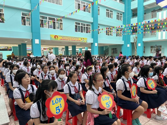  Quận Tân Bình: Hơn 1.600 học sinh chào đón ngôi trường xây dựng mới khang trang