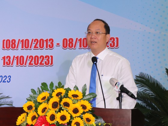 Phó Bí thư Thành ủy TPHCM Nguyễn Hồ Hải phát biểu chúc mừng Đảng bộ Khối Doanh nghiệp TPHCM ảnh 2