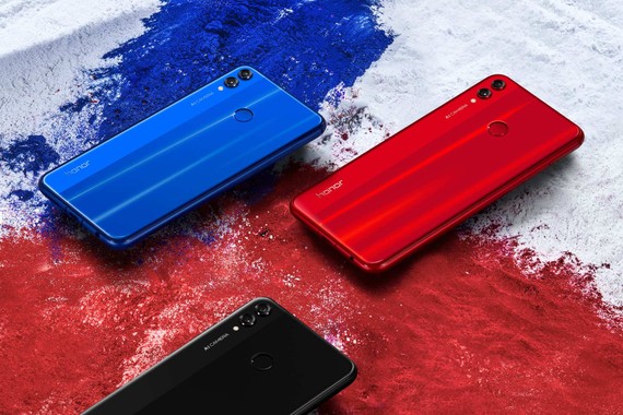 HONOR 8X với ba màu ấn tượng