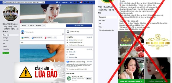 Thông tin giả mạo các cơ sở y tế  nhan nhản trên các trang mạng xã hội