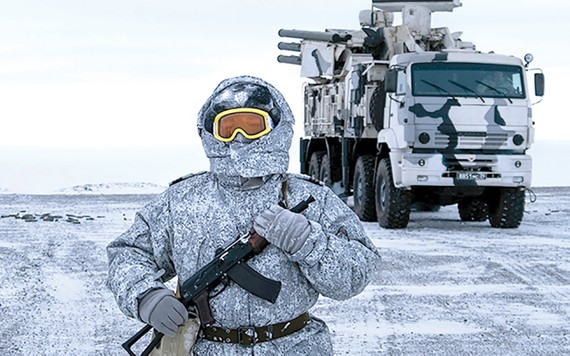 Lực lượng của Nga tăng cường hiện diện tại Bắc cực. Ảnh: AP