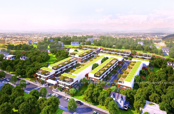 Phối cảnh dự án Long Thành Airport Village.
