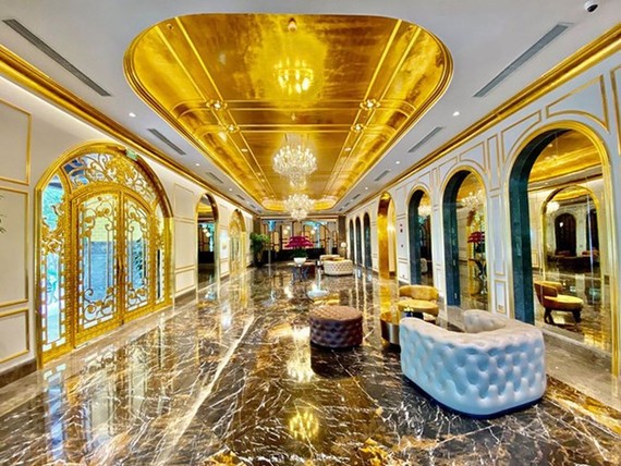 World’s first gold plated hotel opens in Hanoi
