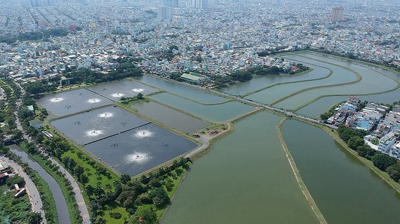 HCMC struggles to control surface water pollution sources The Binh Hung Hoa domestic wastewater treatment plant