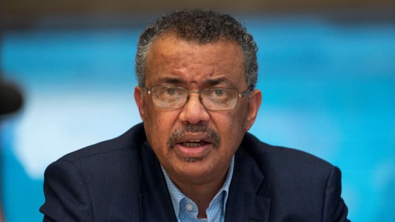 Tổng Giám đốc WHO Tedros Adhanom Ghebreyesus. Ảnh: Reuters