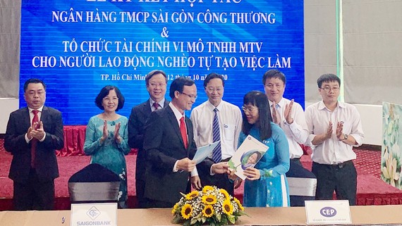 SaiGonBank ký kết với CEP cam kết cấp hạn mức tín dụng 800 tỷ đồng cho người nghèo, người thu nhập thấp vay vốn