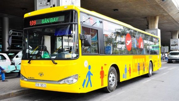 Bố trí vị trí xe buýt đón khách ở sân bay Tân Sơn Nhất