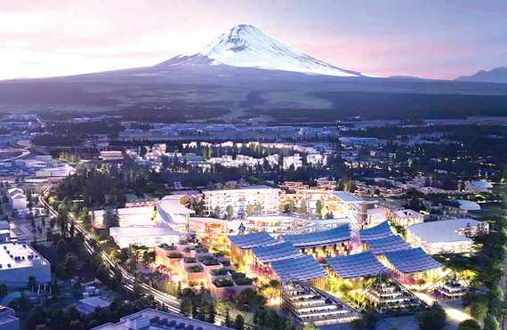 Xây thành phố tương lai gần núi Phú Sĩ