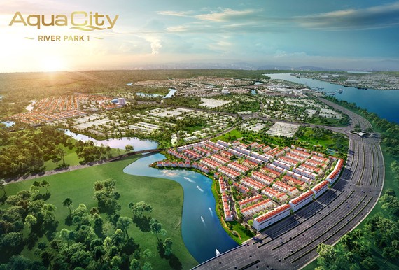 Giới đầu cơ  đón đầu  thời cơ River Park  một  tỉnh thành  Aqua City