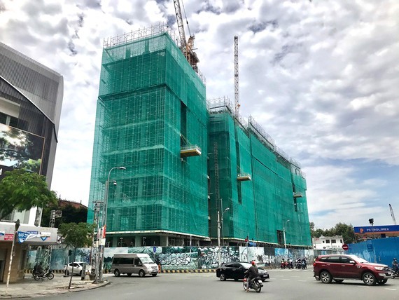 Gỡ khó dự án chậm triển khai ở trung tâm TPHCM Dự án Spirit of Saigon đang thi công tới tầng thứ 8