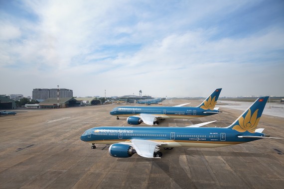 Vietnam Airlines phải huỷ 27 chuyến bay trong ngày 2-8 do bão số 2 Ảnh minh họa