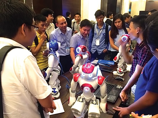 機器人未來將普遍應用於越南教學和學習活動中。（圖源：互聯網）