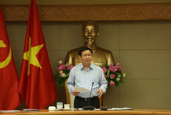政府副總理王廷惠在會議上發表講話。（圖源：T.C）