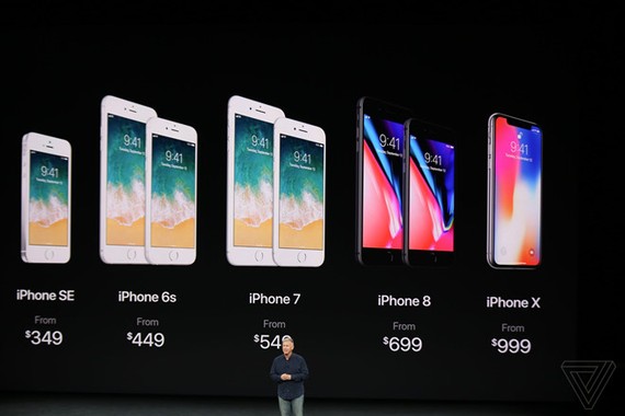 iPhone 8、iPhone X 售價消息已出爐。（圖源：互聯網）