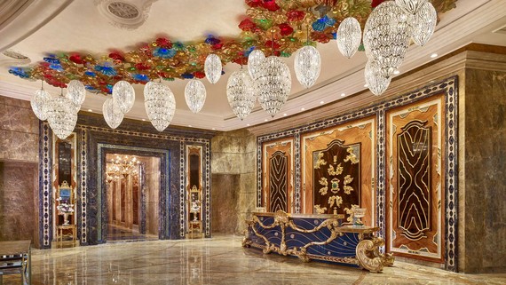 萬韻大酒店獲選為世界 5 強。圖為萬韻大酒店前廳。（圖源：The Reverie Saigon）