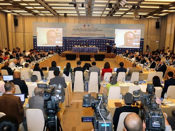 “東海：為地區的安全與發展而合作”的第九次國際研討會現場。（圖源：清武）