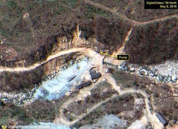 朝鮮豐溪里核試驗場。（圖源：AP）