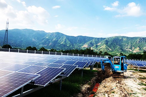 俊恩太陽能發電廠項目在處於完工階段中。
