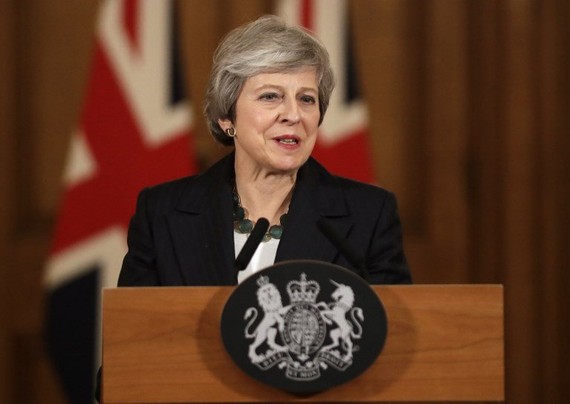 英國首相特雷莎‧梅。（圖源：AFP）