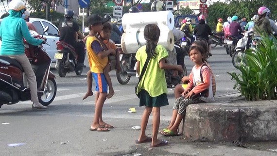 本市解決街頭兒童行乞情況。（圖源：風清）