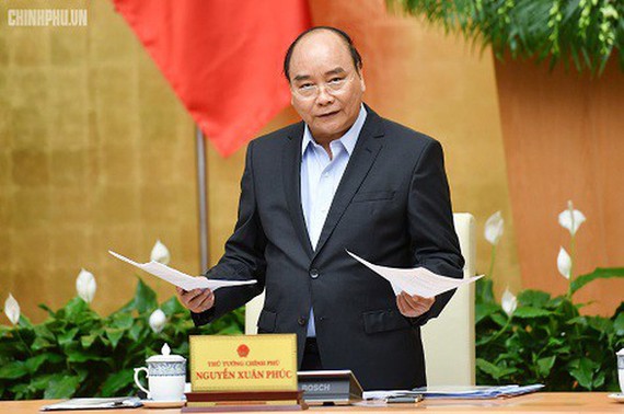 阮春福總理在會上致詞。（圖源：VGP）