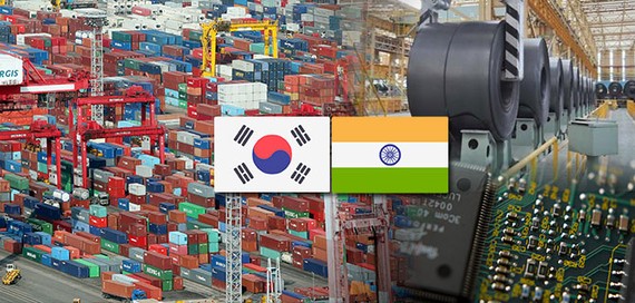 韓國與印度2018年雙邊貿易額達到215億美元，同比增長7.5%。（圖源：Song Ji-yoon）